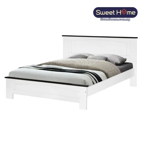 Queen King Solid Wood Bedframe CS 1507 (WH)