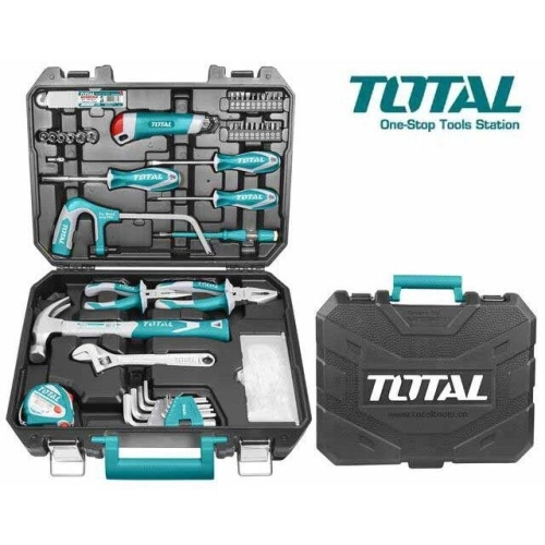 TOTAL 117PCS HOME DIY TOOLS SET - THKTHP21176