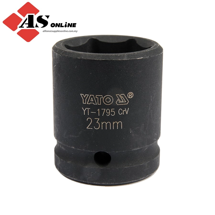 YATO Hexagonal Impact Socket 1/2, 17mm, Crv / Model: YT-1789