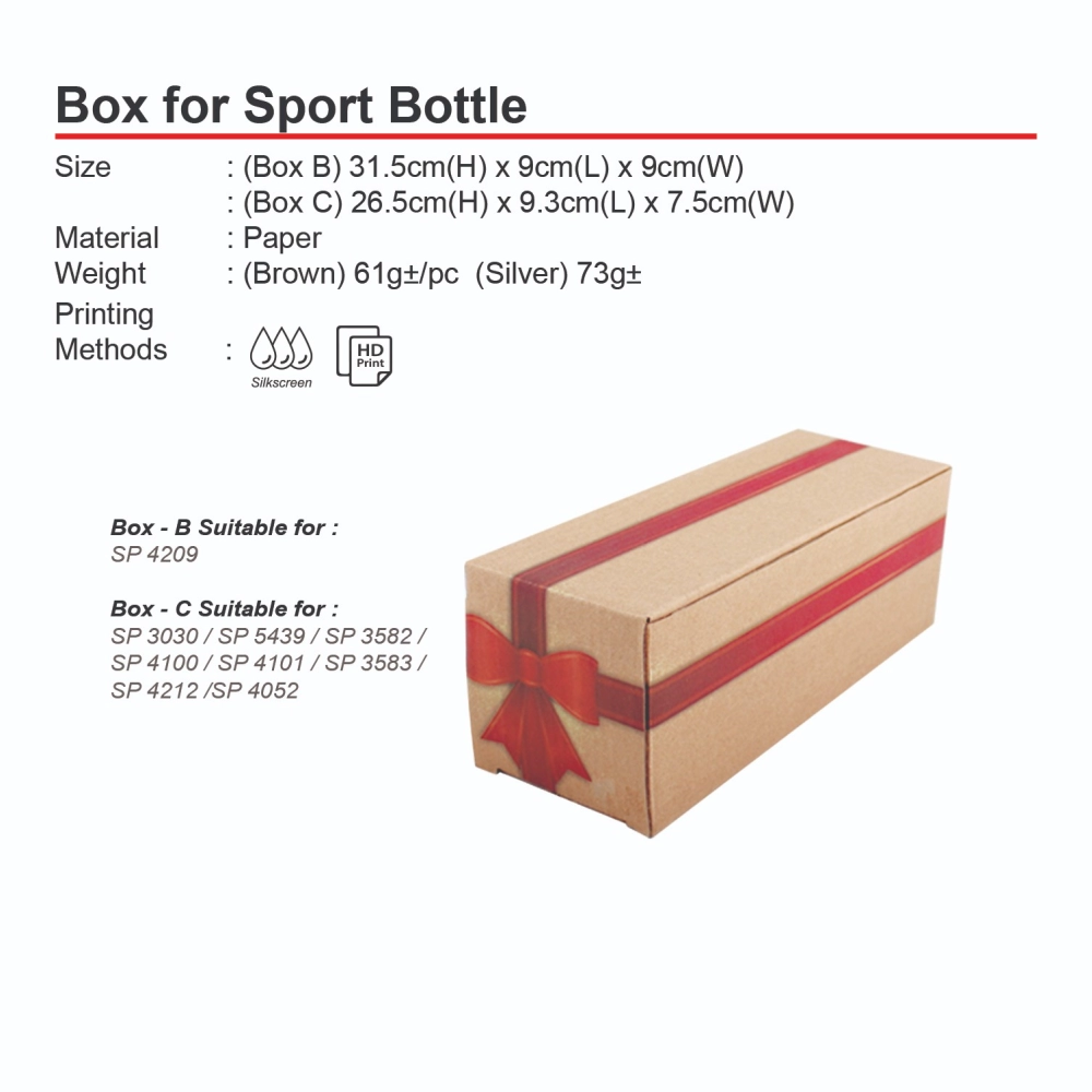 Box for Sport Bottle