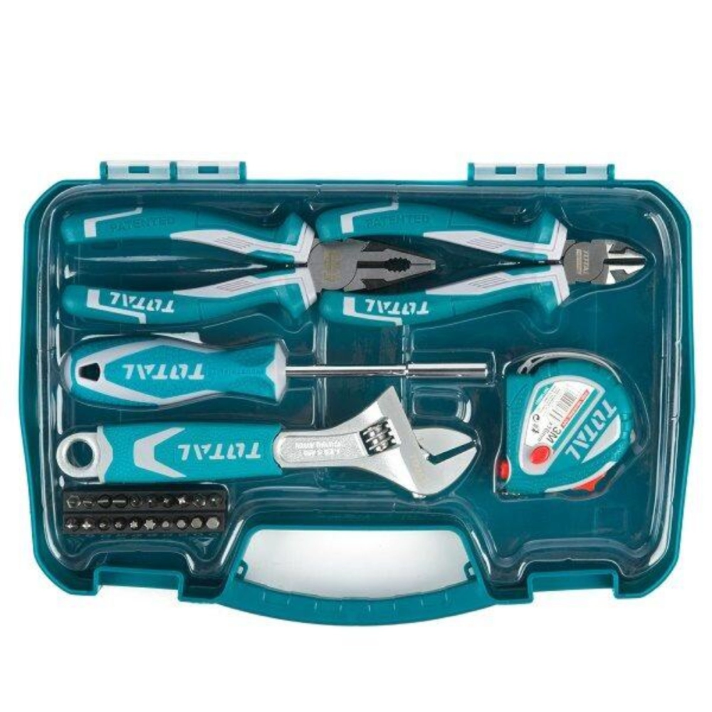 TOTAL 25PCS HAND TOOLS SET - THKTHP90256