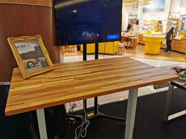 REAL TROPICAL WOOD TOP Auto Adjustable Table Slab Solid Wood-Table Slab Selangor, Kuala Lumpur (KL), Malaysia, Subang Jaya Supplier, Suppliers, Supply, Supplies | Floor Culture Holdings Sdn Bhd