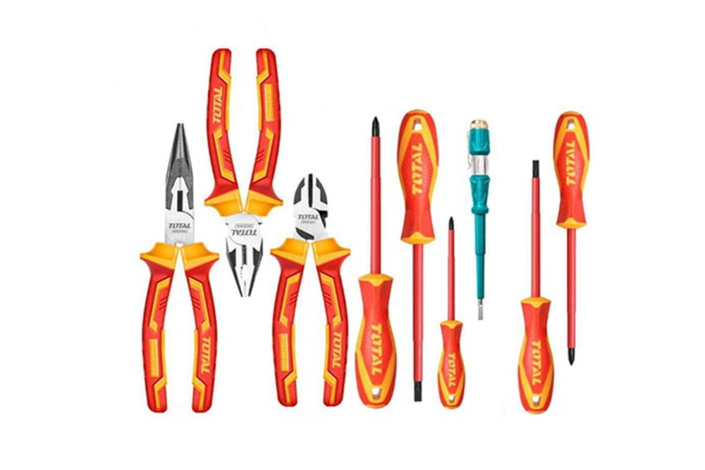 TOTAL 9PCS INSULATED HAND TOOLS SET - THKTV02H091
