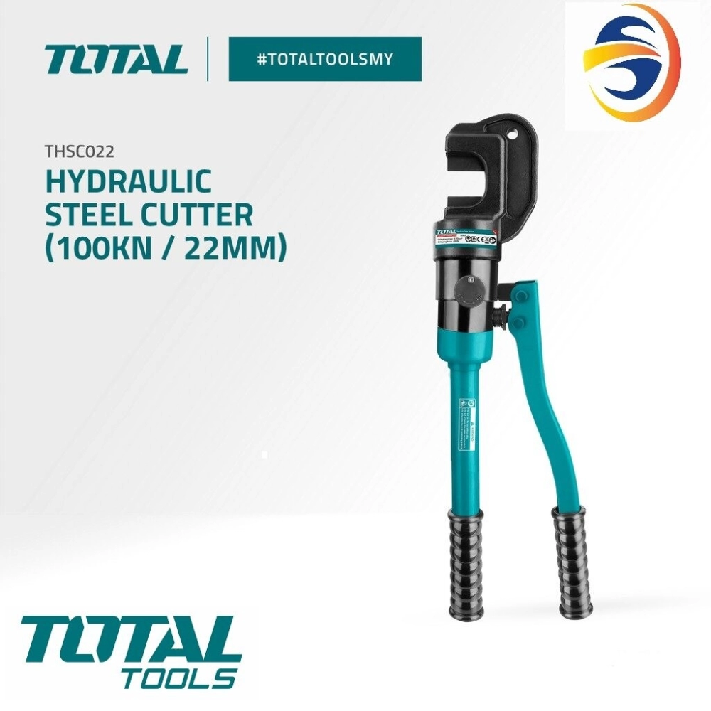 TOTAL HYDRAULIC STEEL CUTTER (4-22MM) 100KN - THSC022
