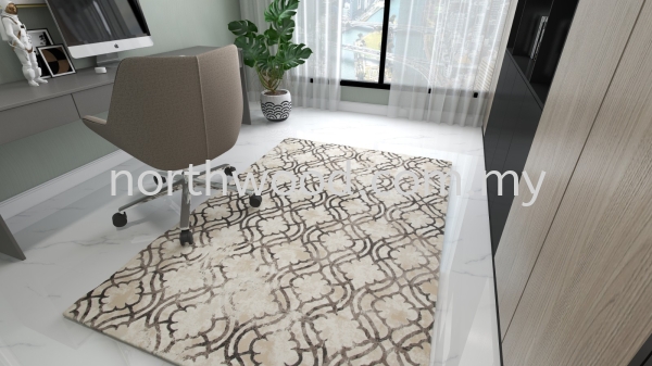 CELOSIO-9208A-BEIGE-D.GREY-1 Celosia Amazon Motifs  Carpet Rug Kedah, Malaysia, Penang, Perlis, Alor Setar, Sungai Petani Supplier, Installation, Supply, Supplies | NORTHWOOD (M) SDN. BHD.