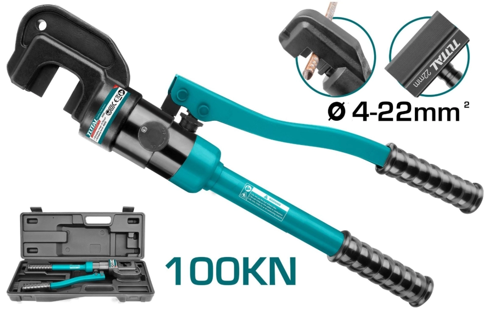 TOTAL HYDRAULIC STEEL CUTTER (4-22MM) 100KN - THSC022