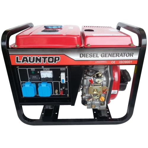 Launtop LDG2200CL Diesel Generator, Rated Output:1900Watt, Fuel Tank: 12.5L