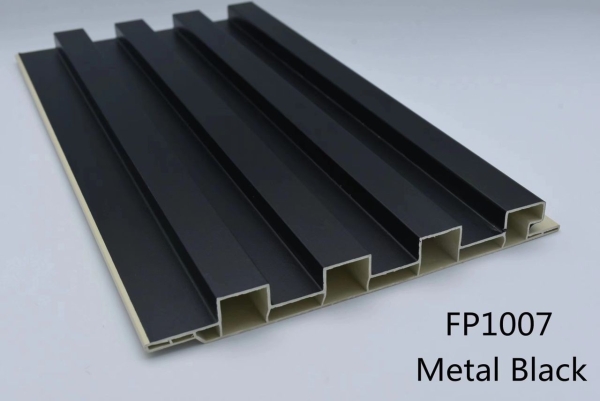 FP1007 METAL BLACK Collection 1 Fluted Panel Wall Panel Penang, Malaysia, Bukit Mertajam Supplier, Installation, Supply, Supplies | Novelty Flooring (M) Sdn Bhd