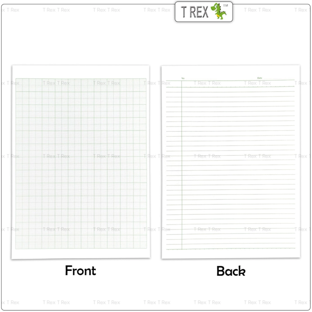 Step by Step A4 70gsm Graph Paper - 48 Sheets