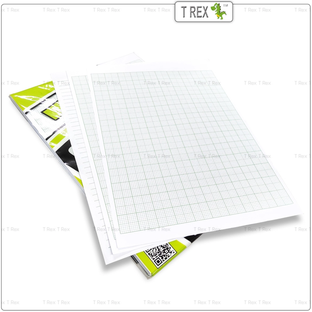 Step by Step A4 70gsm Graph Paper - 48 Sheets