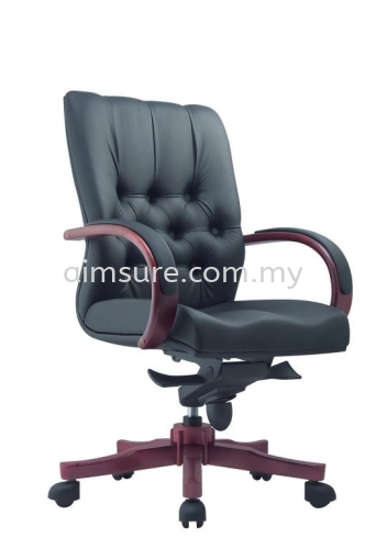 Presidential medium back executive wooden chair AIM8118
