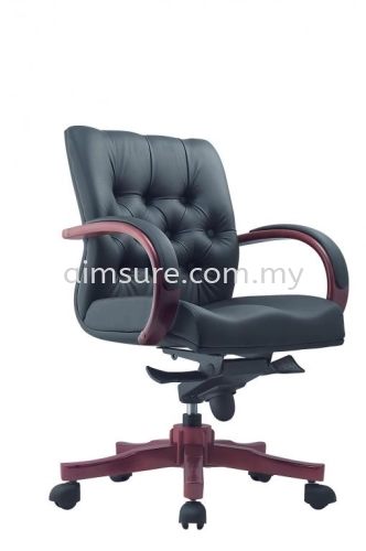 Presidential low back executive wooden chair AIM8228
