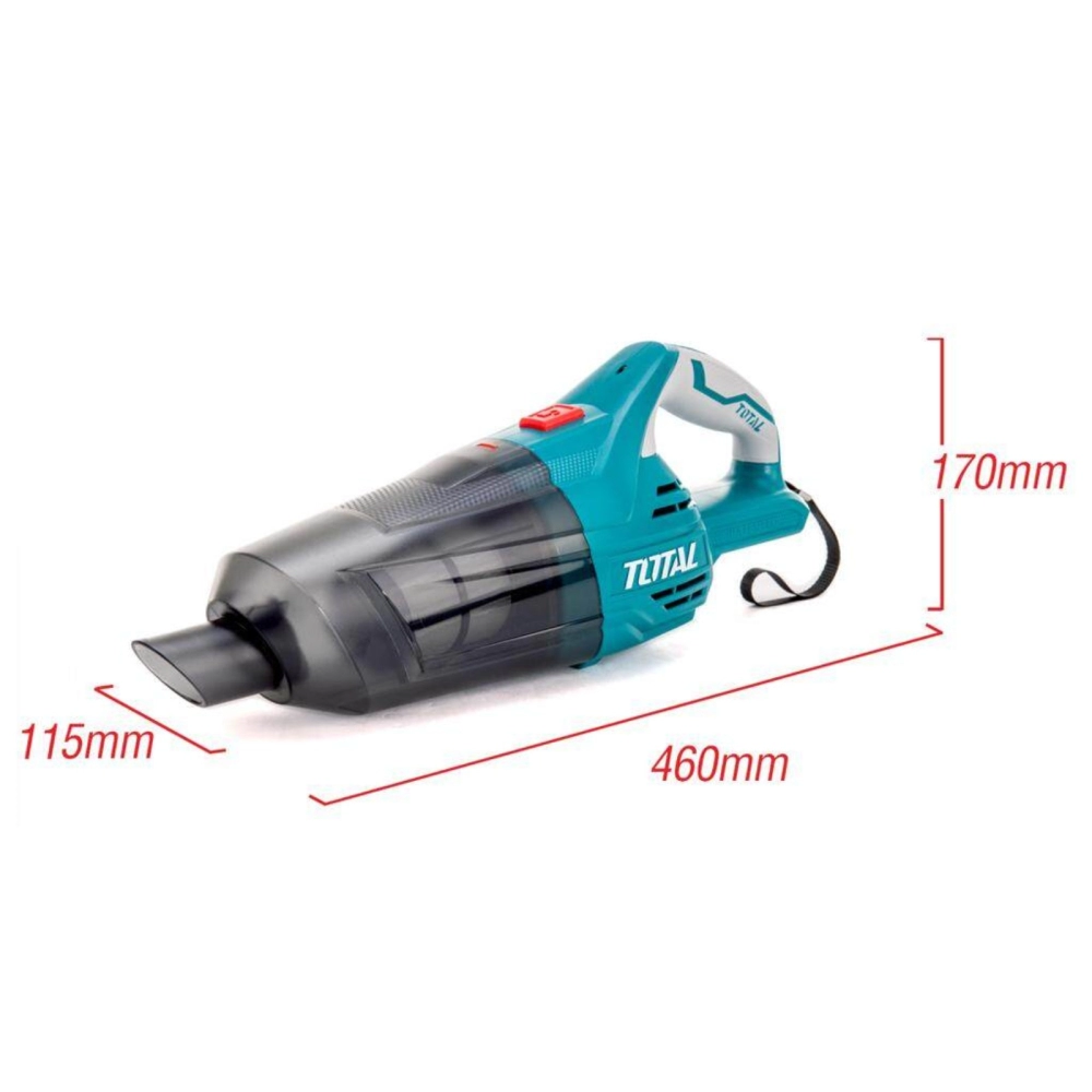 TOTAL 20V LITHIUM-ION CORDLESS VACCUM CLEANER - TVLI2001