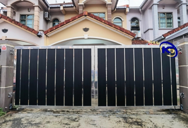 Swing Gate Jalan Rawa 11, Taman Desa Cemerlang Johor Bahru Johor Main Gate  Johor Bahru (JB), Malaysia, Selangor, Kuala Lumpur (KL) Supplier, Suppliers, Supply, Supplies | Knight Services Enterprise Sdn Bhd