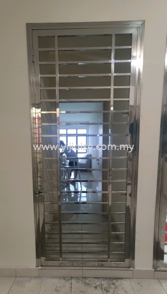  Single Door Door Stainless Steel Works Johor Bahru (JB), Gelang Patah, Malaysia, Taman Pelangi Service, Contractor | Yijia Iron Steel Engineering Sdn Bhd