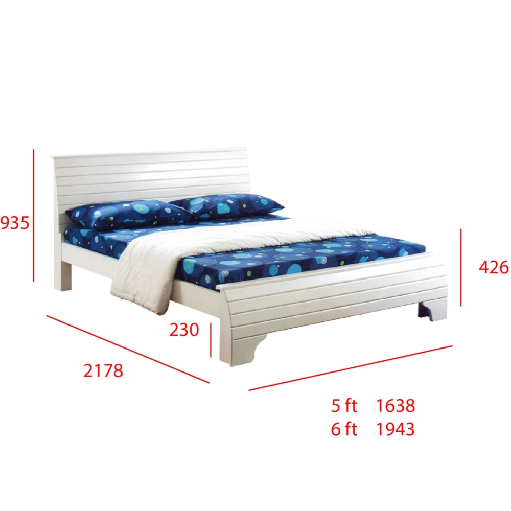 Queen King Solid Wood Bedframe 