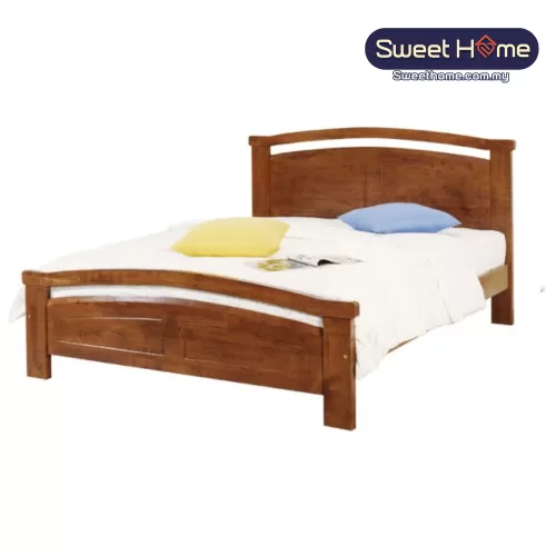 Queen King Solid Wood Bedframe Penang Shop Supplier ATN 8530 (A)