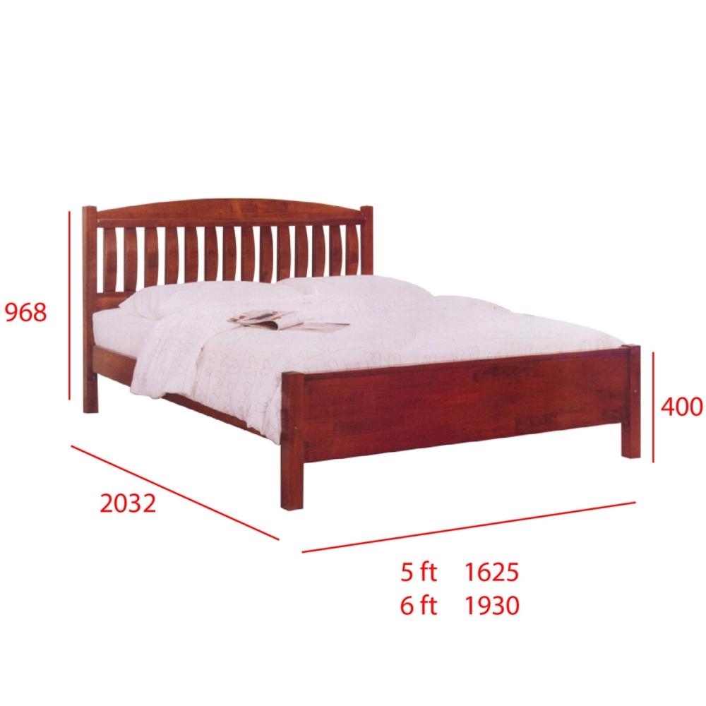 Queen King Solid Wood Bedframe ATN 8588 (A)