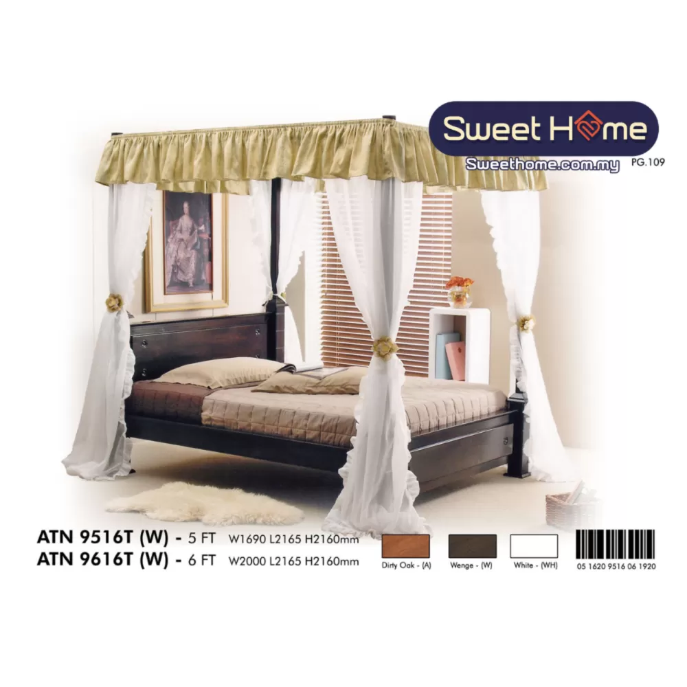 Queen King Solid Wood Bedframe ATN 9518T (A)