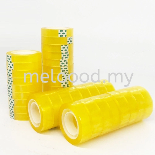 1 roll Small Transparent Tapes Office Student Adhesive Tapes Packaging Supplies Tape