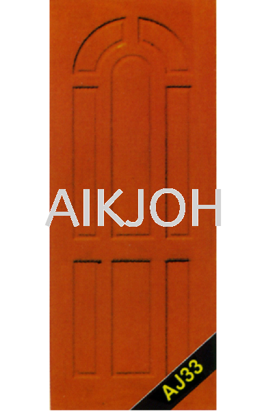 AJ33 Single Leaf Solid Decorative Door Johor Bahru (JB), Malaysia Wooden Door Experts, Solid Door, Timber Door | Aik Joh Enterprise Sdn Bhd