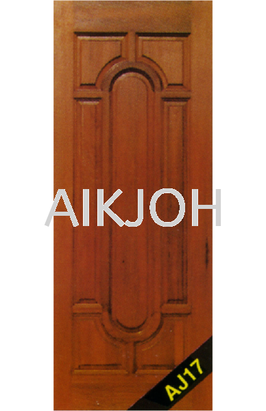 AJ17 Single Leaf Solid Decorative Door Johor Bahru (JB), Malaysia Wooden Door Experts, Solid Door, Timber Door | Aik Joh Enterprise Sdn Bhd