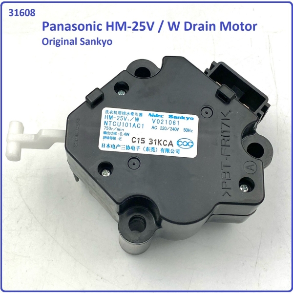 Code: 31608 Panasonic Drain Motor HM-25v Magnet Valve / Gear Motor Washing Machine Parts Melaka, Malaysia Supplier, Wholesaler, Supply, Supplies | Adison Component Sdn Bhd