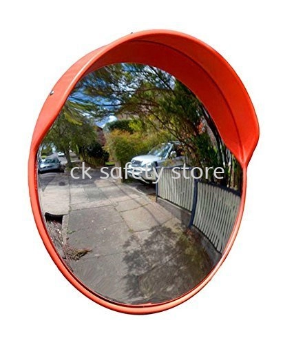 OUTDOOR POLYCARBONATE CONVEX MIRROR WITH BRACKET