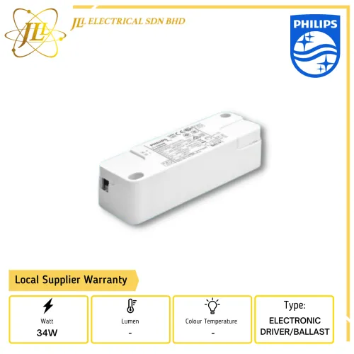 PHILIPS CERTADRIVE 34W 0.7A/0.8A 42V 230V ELECTRONIC BALLAST/DRIVER FOR LED PANEL 9290028047