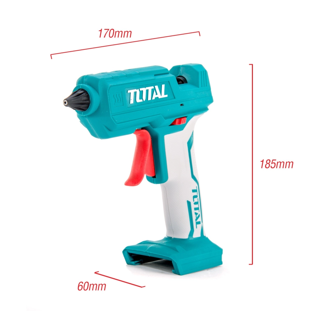 TOTAL 20V LITHIUM-ION CORDLESS GLUE GUN - TGGLI2001 (FREE 3PCS GLUE STICK)