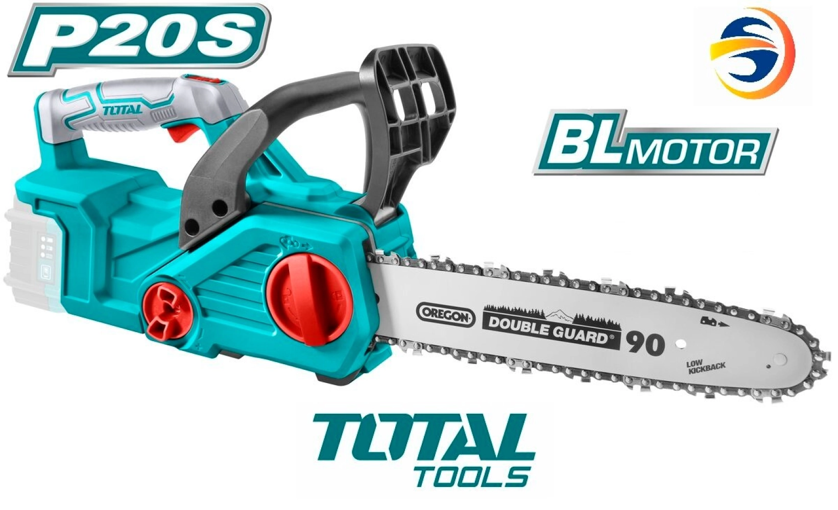 TOTAL 20V 12" LITHIUM-ION BRUSHLESS CHAINSAW - TGSLI2001