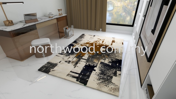 MELOSA-QT16-Y-B-1 Melosa Amazon Motifs  Carpet Rug Kedah, Malaysia, Penang, Perlis, Alor Setar, Sungai Petani Supplier, Installation, Supply, Supplies | NORTHWOOD (M) SDN. BHD.