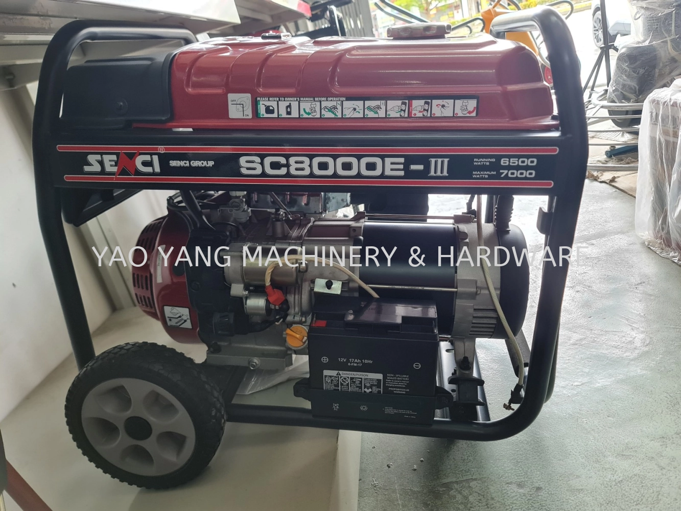 Senci Petrol Generator SC8000E-III @ 6.5kW