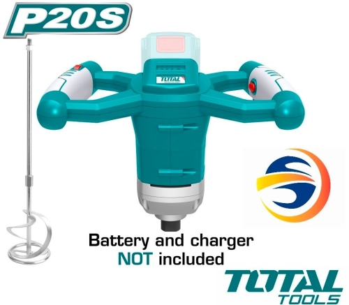 TOTAL 20V LITHIUM-ION MIXER M14 - TMXLI2001