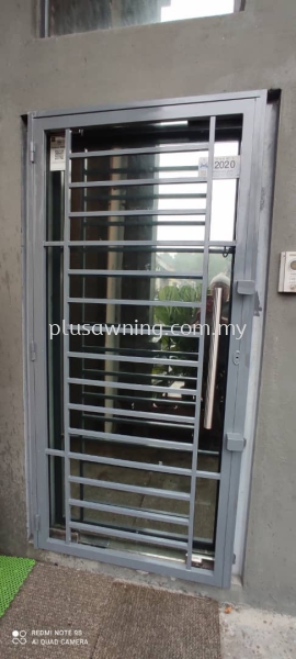 SWING DOOR GRILL @JALAN PJU 3/43, SUNWAY DAMANSARA, PETALING JAYA, SELANGOR Grill Door Selangor, Malaysia, Kuala Lumpur (KL), Cheras Contractor, Service | Plus Awning & Iron Sdn Bhd