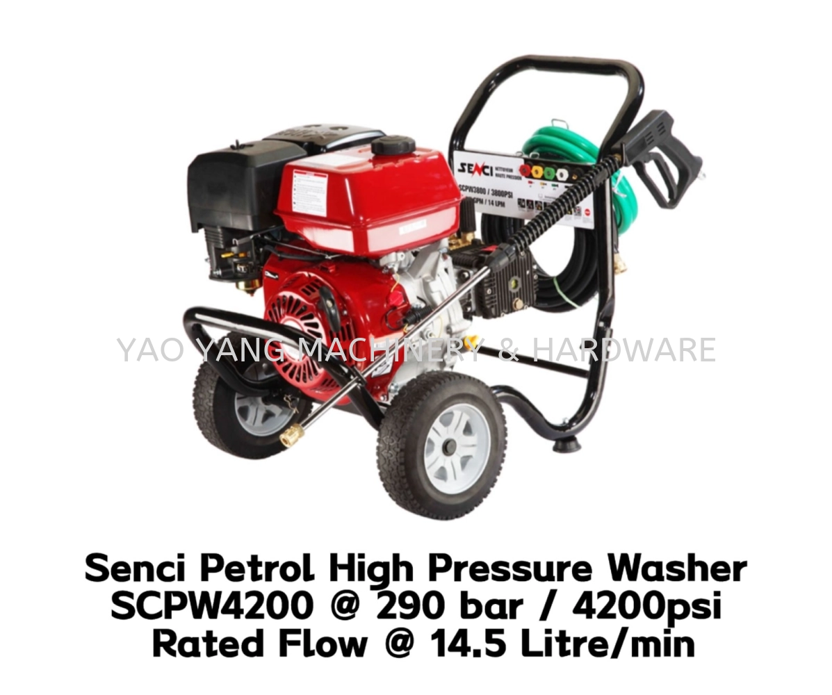 Senci Petrol High Pressure Washer SCPW4200 @ 290 bar