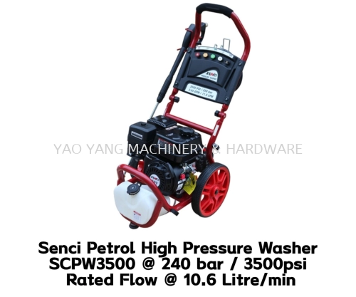 Senci Petrol High Pressure Washer SCPW3500 @ 240 bar