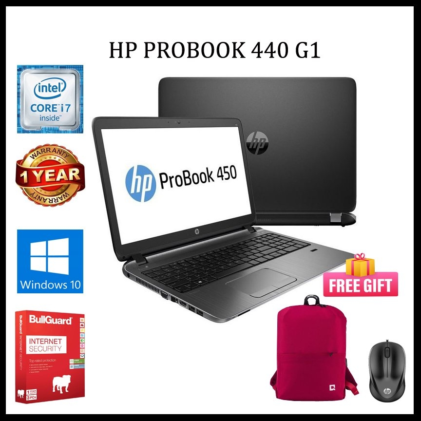 HP Probook 440 G1 NOTEBOOK CORE i5 (4TH GEN) 14" FHD / 480 GB SSD/ UPTO 8GB