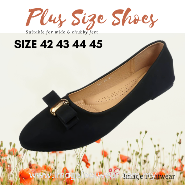 Women Flat Shoes- PS-1925-24 BLACK Colour Plus Shoes Malaysia, Selangor, Kuala Lumpur (