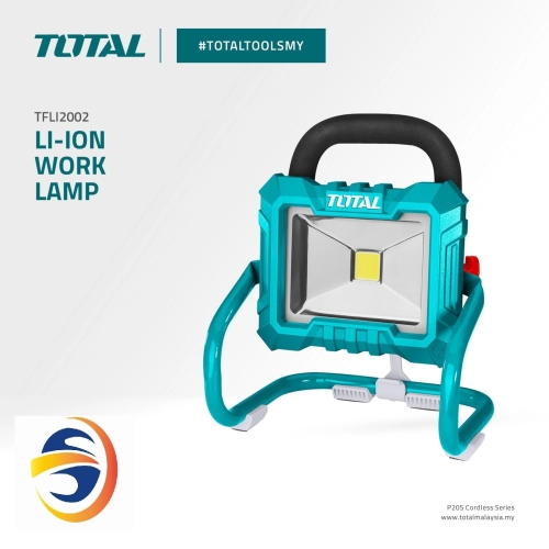 TOTAL 20V 20W LITHIUM-ION LED WORK LAMP - TFLI2002 