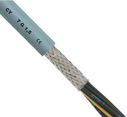  827-4161 - RS PRO Control Cable, 7 Cores, 0.75 mm2, CY, Screened, 50m, Grey PVC Sheath, 18 AWG