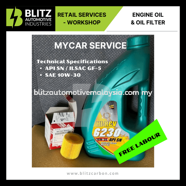 HI-REV 6230 SAE 10W-30 Synthetic Blend Engine Oil 4L 7000KM Others Malaysia, Selangor, KL Supplier, Suppliers, Supply, Supplies | BLITZ AUTOMOTIVE INDUSTRIES