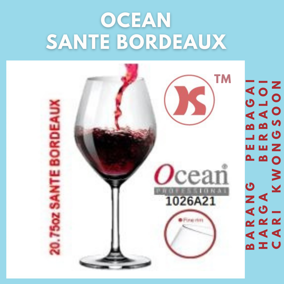 OCEAN GLASS 20.75oz SANTE BORDEAUX ��羲����౭