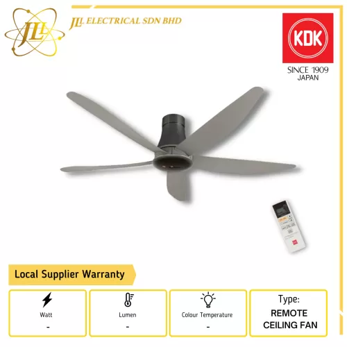 KDK K15Z5 SENSA 5 150CM,60'' 5 BLADE REMOTE CEILING FAN