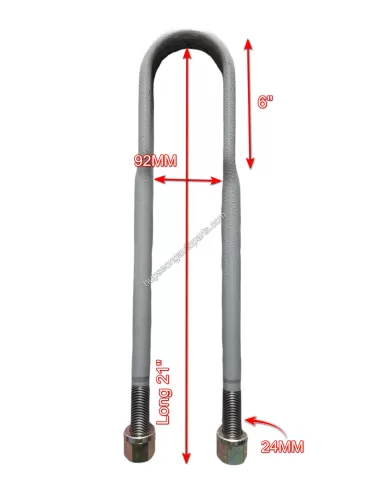 F3 CAMC REAR U BOLT WITH NUT (SUB-M2492535-F3)