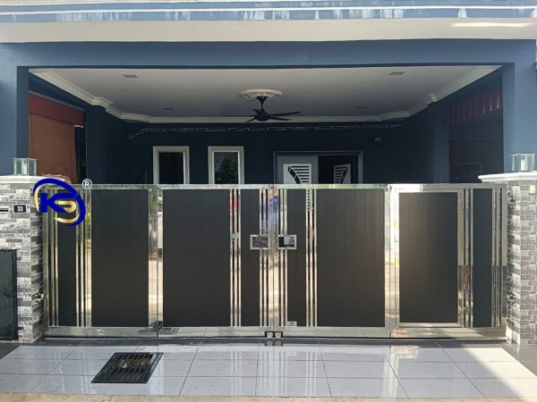 Folding Gate Jln Delek Air 13/KS3, Tmn Impian Delek. Klang Selangor Main Gate  Johor Bahru (JB), Malaysia, Selangor, Kuala Lumpur (KL) Supplier, Suppliers, Supply, Supplies | Knight Services Enterprise Sdn Bhd