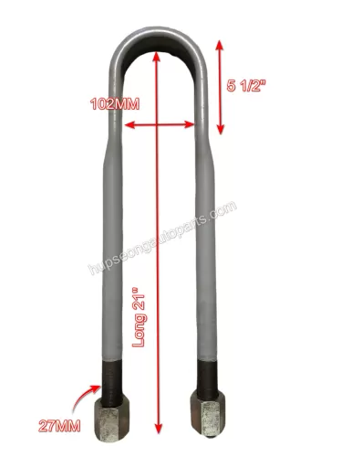 MERCEDES CAMC REAR U BOLT WITH NUT (SUB-M27102535F3-APM)