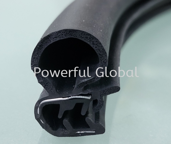 Door Seal PWF0047 EPDM Black EPDM /NBR Nitrile /Neoprene Rubber Extrusion Malaysia, Selangor, Kuala Lumpur (KL), Rawang Manufacturer, Supplier, Supply, Supplies | Powerful Global Supplies