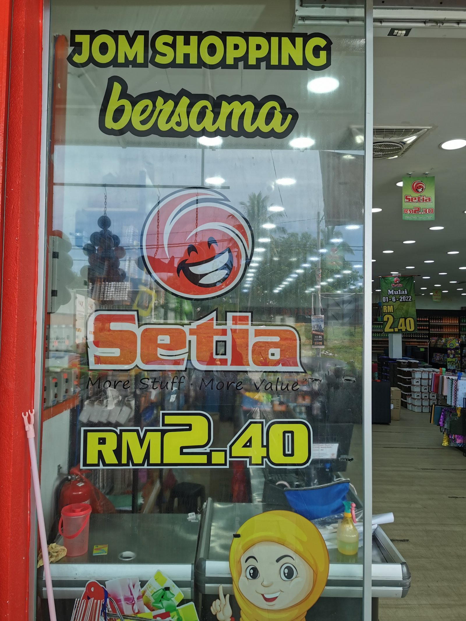 BatangKali Setia Rm2.40 - Glass Sticker 