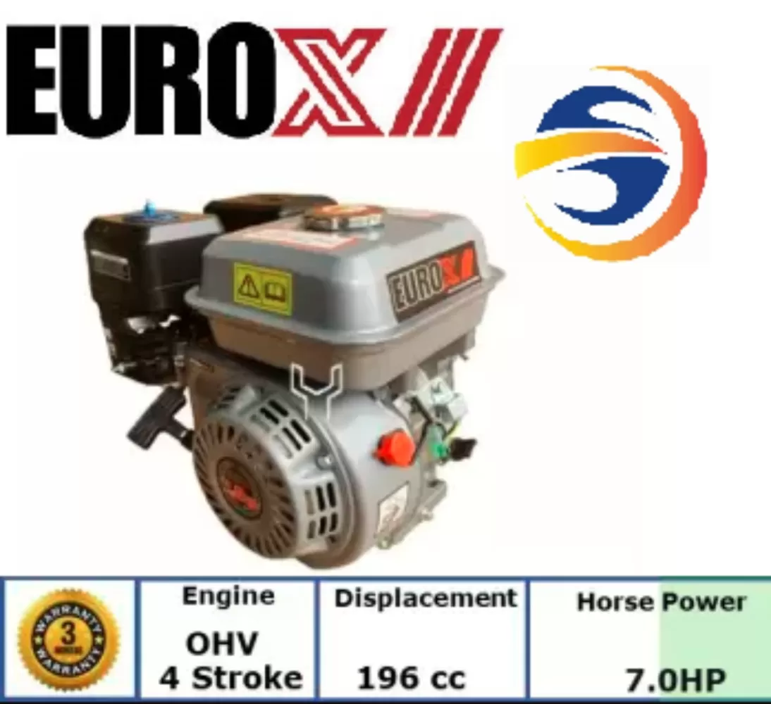 EuroX EPU1700/EPU1701 Gasoline Engine - Single Cylinder,4-Stroke Air-Cooled, OHV Gasoline Engine